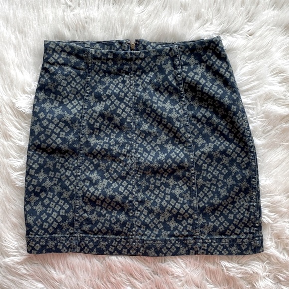 Free People Modern Femme Denim Mini in Indigo Combo - Picture 6 of 10